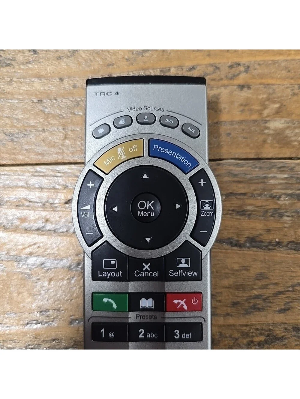 Tandberg TRC 4 Video Conference Remote Control for MPX or EDGE Systems